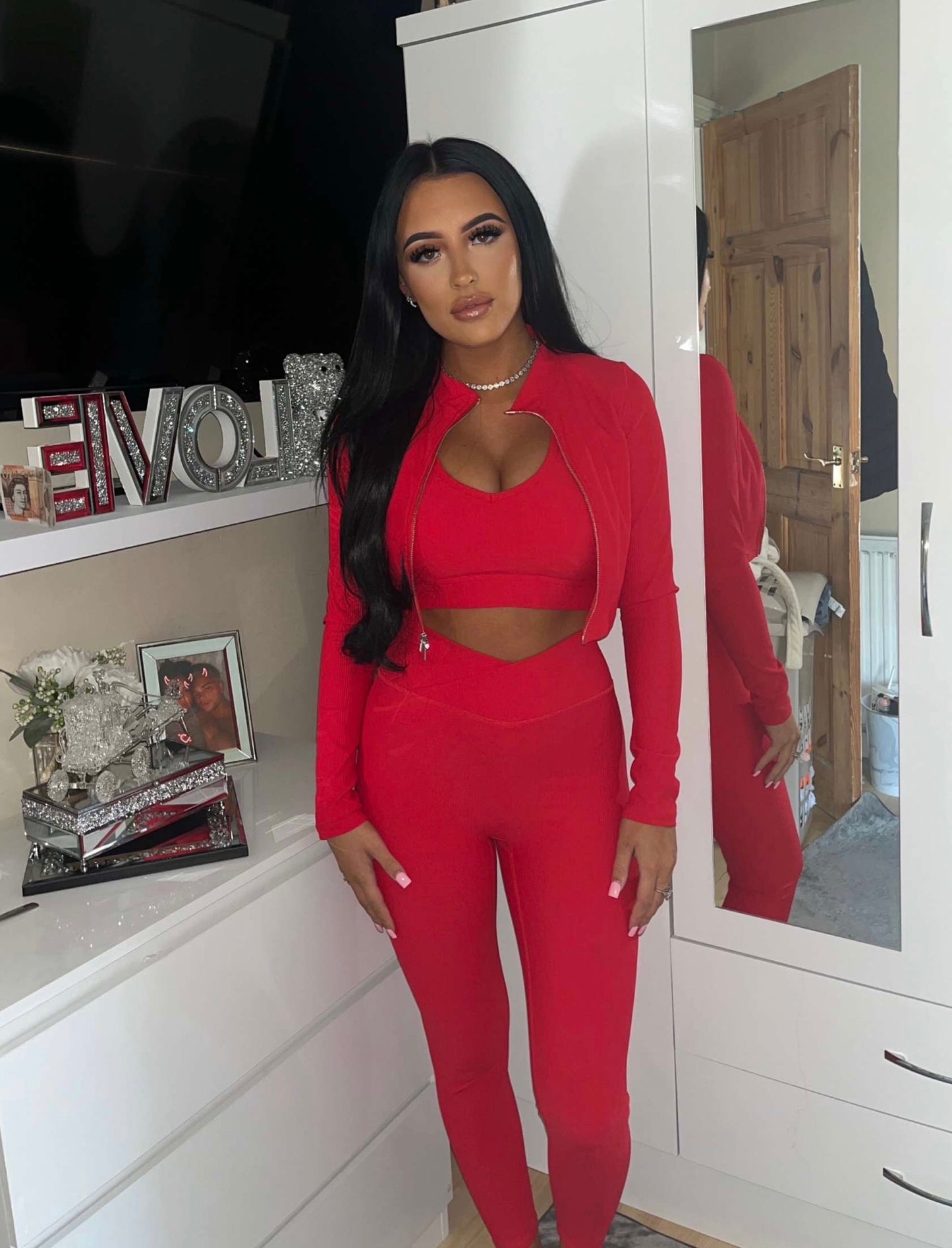 RED 3 PIECE SET